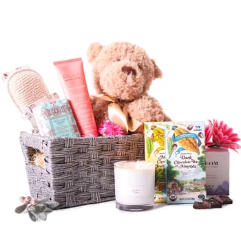 Tranquility Spa and Treats Basket – view 2