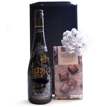 Non-Alchoholic Cider and Chocolate Truffles Set – view 2
