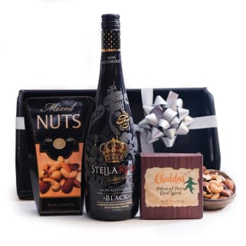 Non-Alcoholic Cider, Cheese and Nuts set – view 2