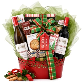 Holly and Holiday Kisses Gift Basket – view 2