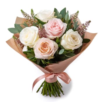 Pink Cream Serenity Bouquet – view 2