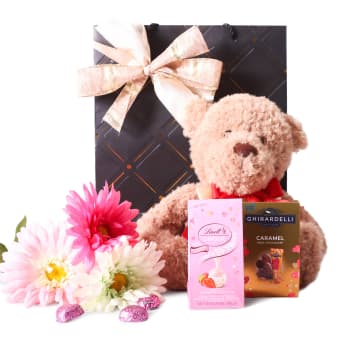 Teddy and Gerbera Sweetness Gift Set – view 2