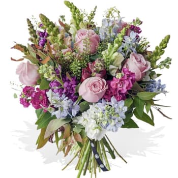The Mom Mixed Bouquet with Roses, Snapdragons and Greenery