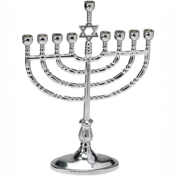 Silver Light Menorah – view 2