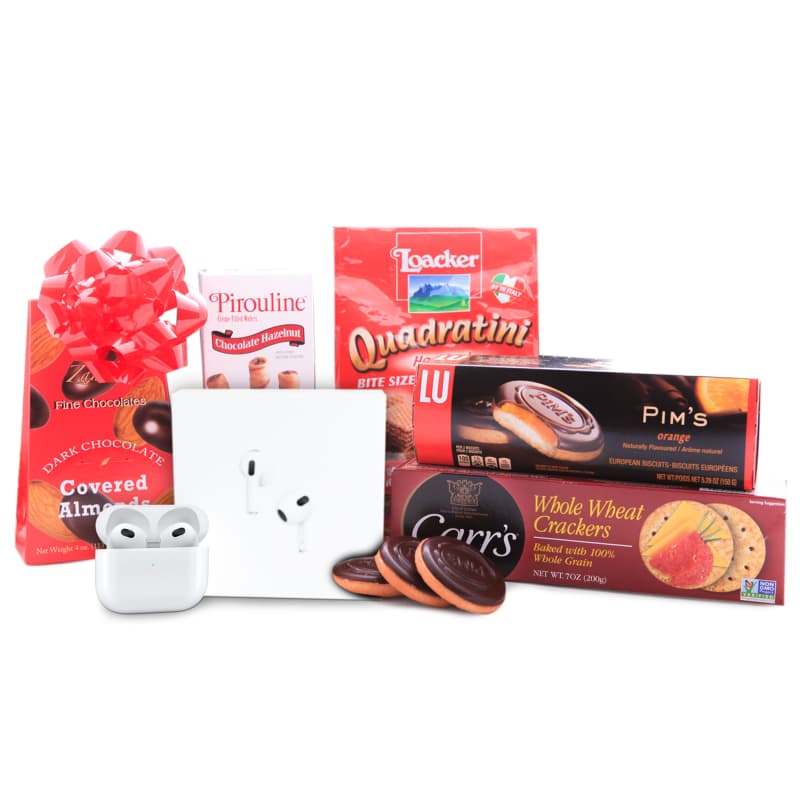 Almond Elegance and Apple AirPods Set