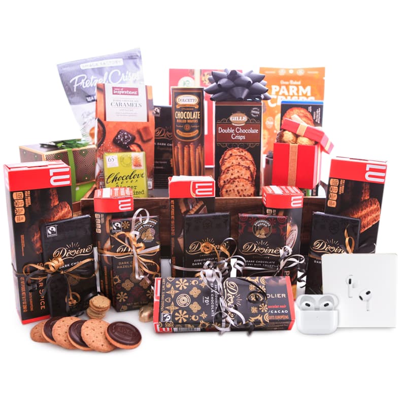 Gourmet Sound and Sensation Crate with Apple AirPods